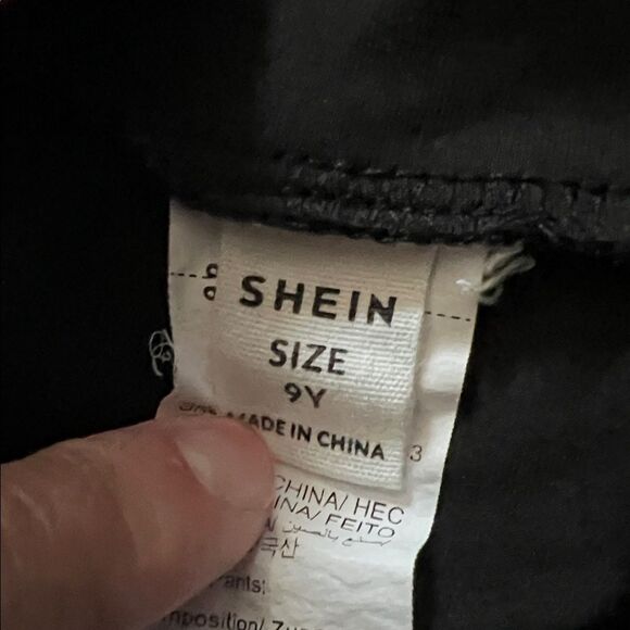 SHEIN Kids Black Flared Leggings - Picture 2 of 3